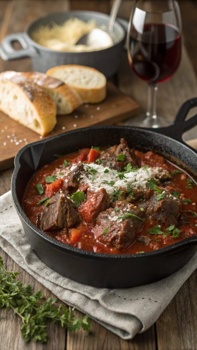 Tomato Parmesan Pot Roast: A Savory Comfort Dish