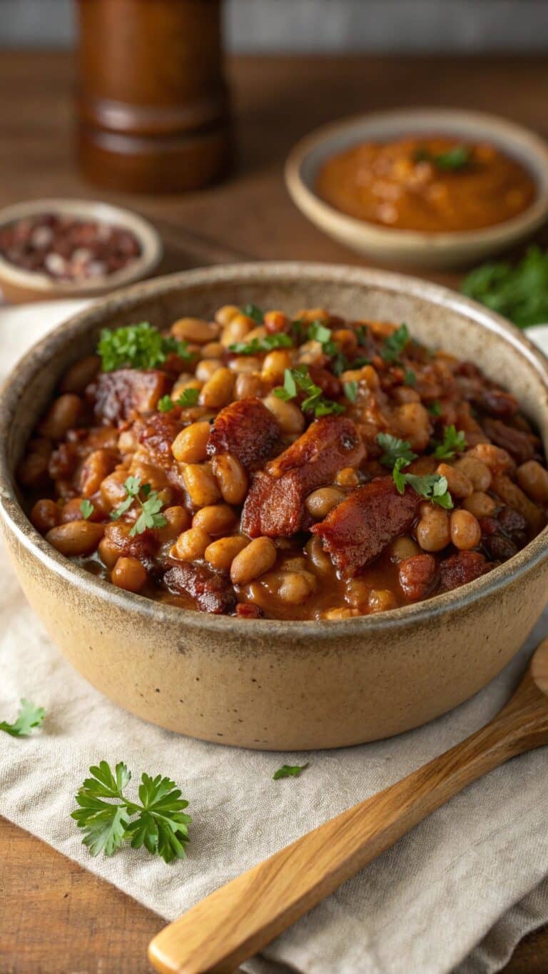 Sweet Boston Baked Beans Recipe – A Classic Delight