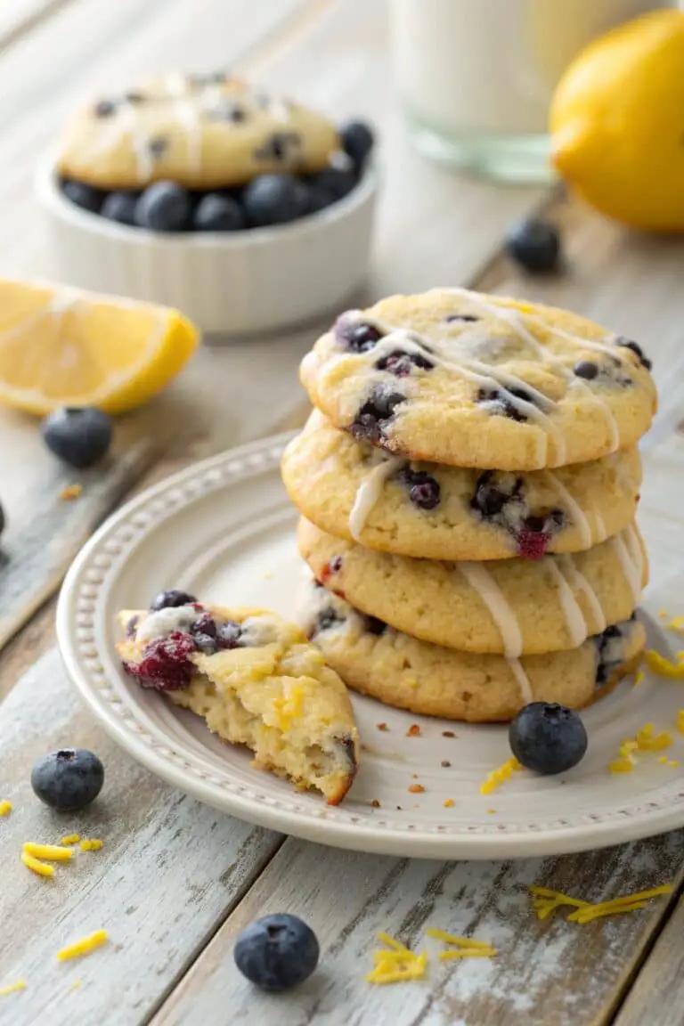 Lemon Blueberry Cookies Recipe – Delicious & Tangy