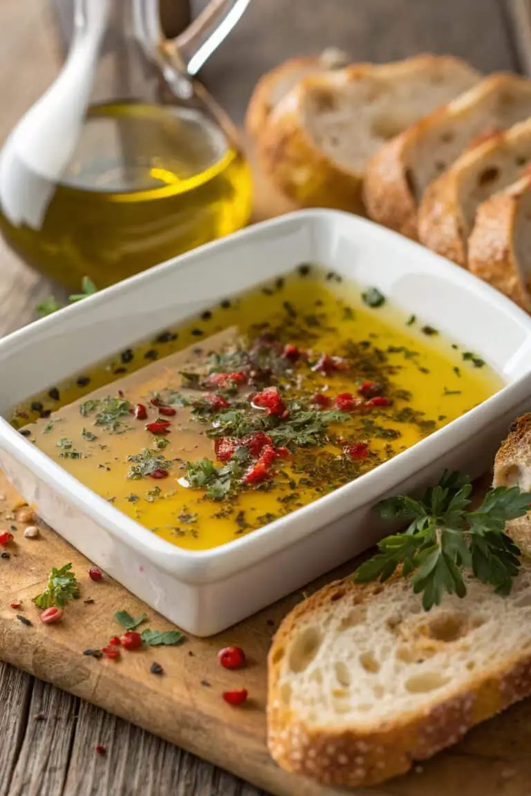 Garlic Olive Oil Dip: A Flavorful Appetizer