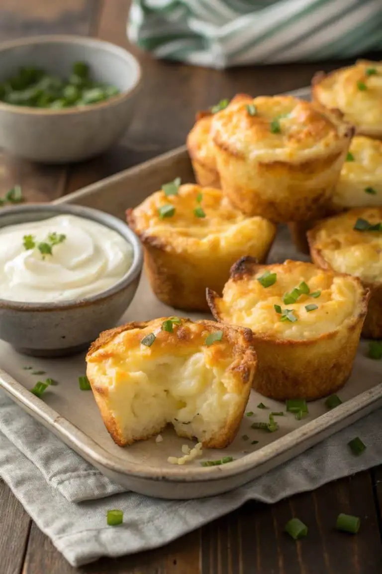 Cheesy Mashed Potato Puffs Recipe