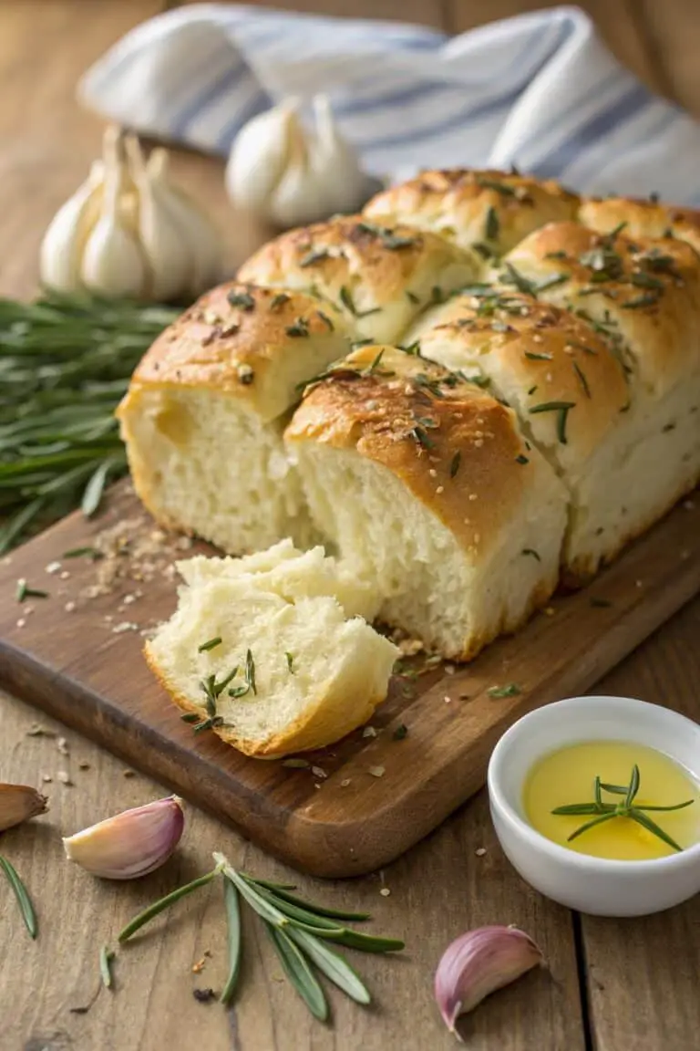 Rosemary Garlic Pull Apart Bread Recipe