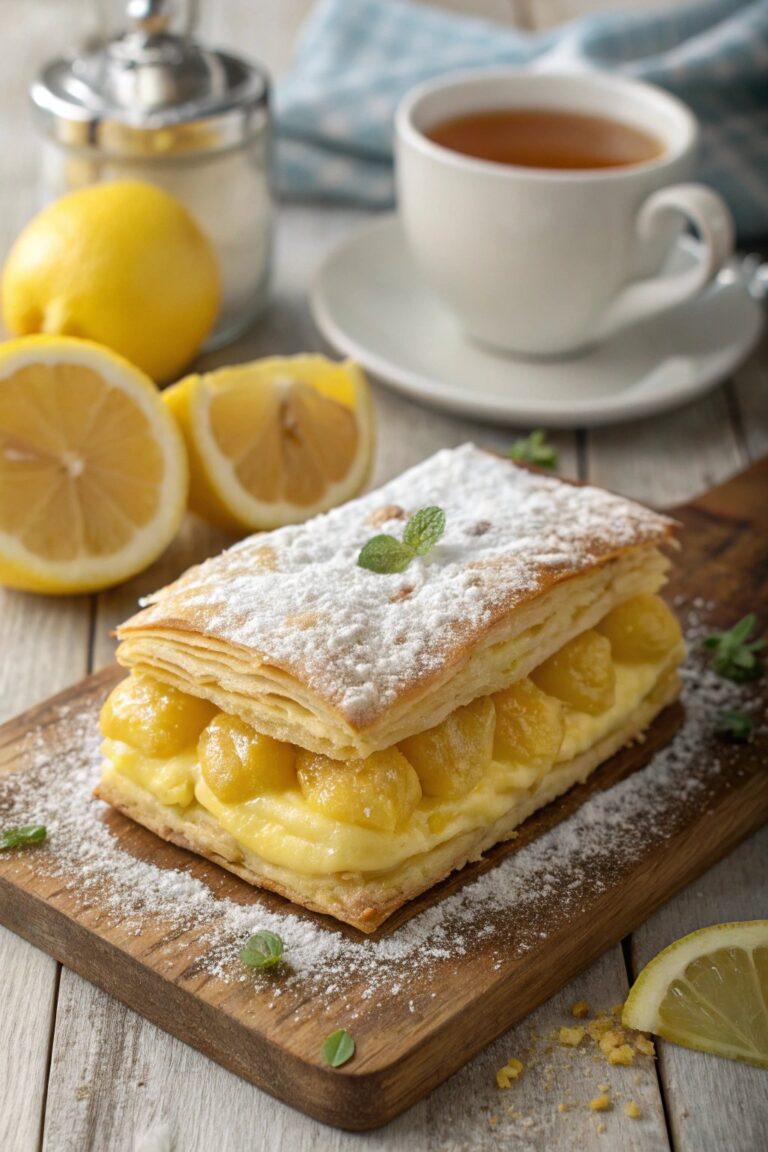 Lemon Puff Pastry Recipe: A Zesty Delight