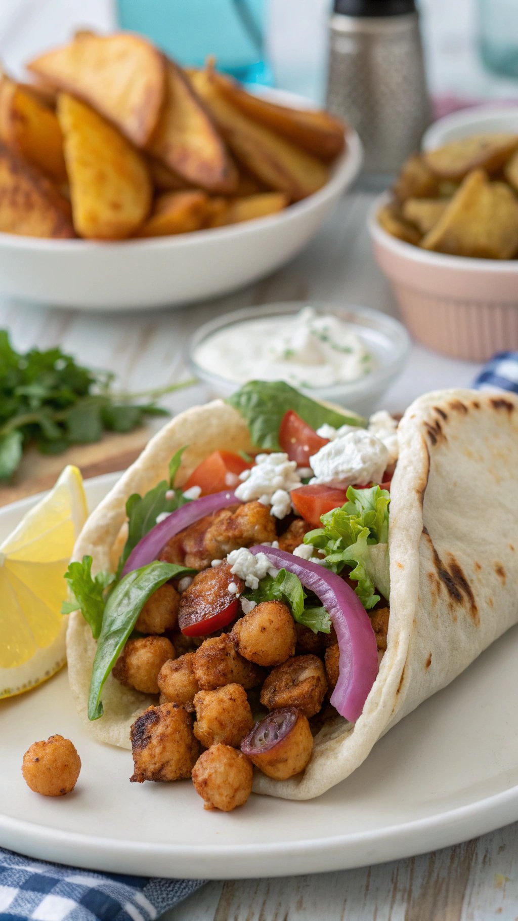 Chickpea Gyros: Delicious Vegan Delight