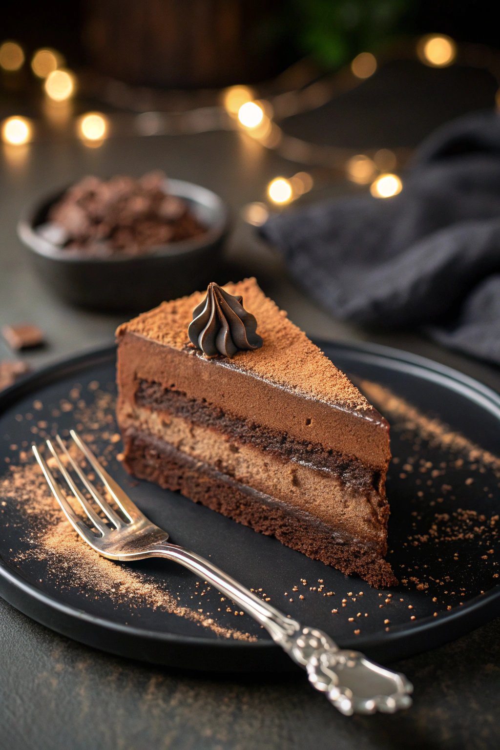 Dark Chocolate Mousse Cake Recipe: Rich & Decadent