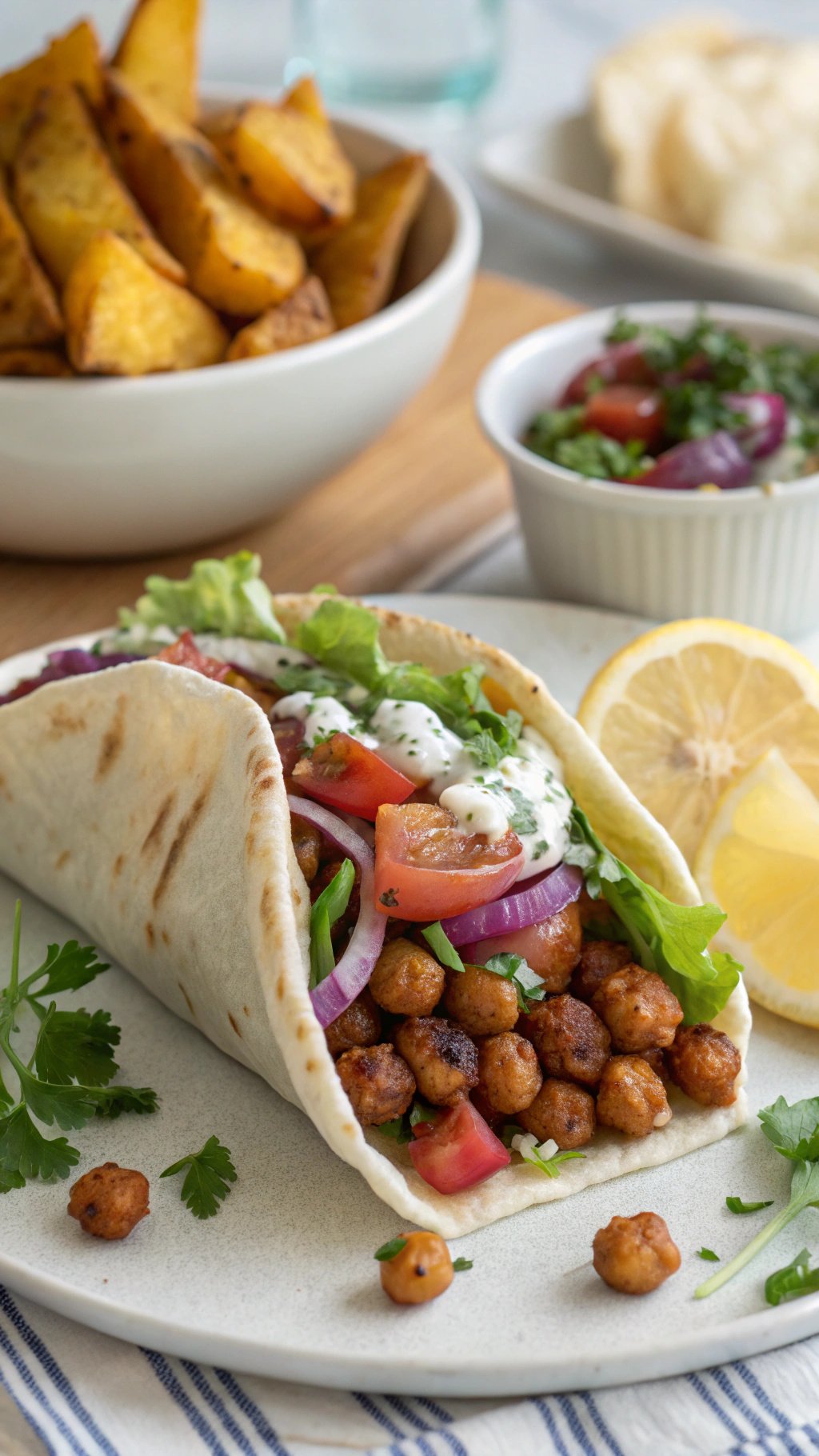 Chickpea Gyros: Delicious Vegan Delight