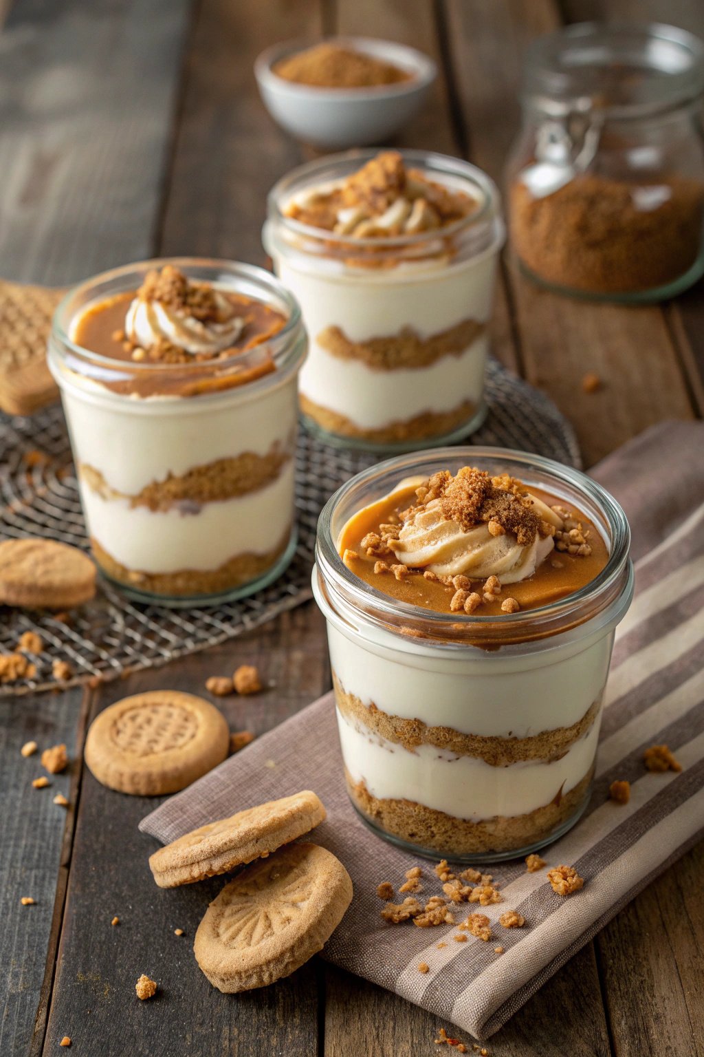 Biscoff Cheesecake Cups Recipe - Delicious Delight