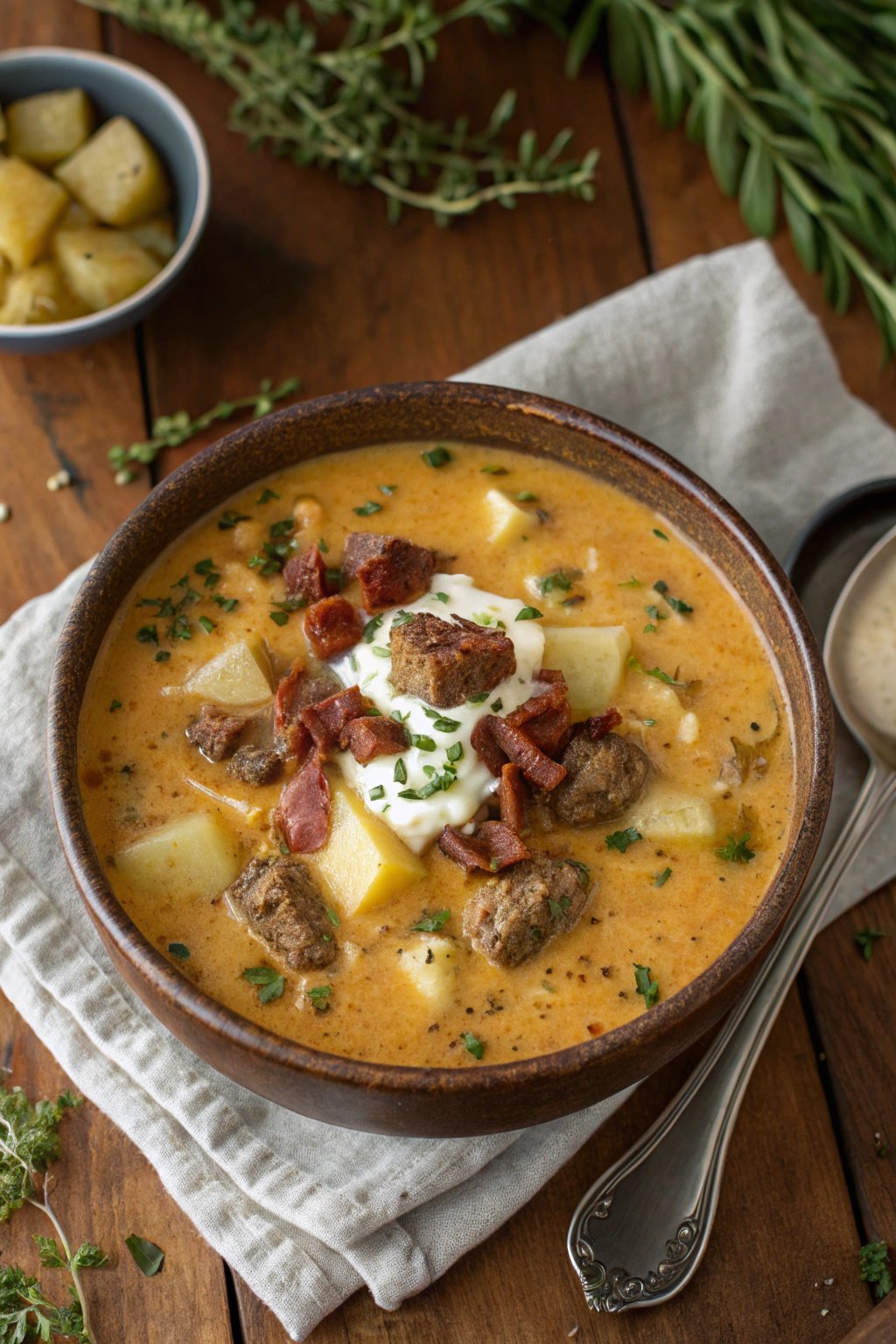 Hamburger Potato Soup Recipe for Cozy Meals