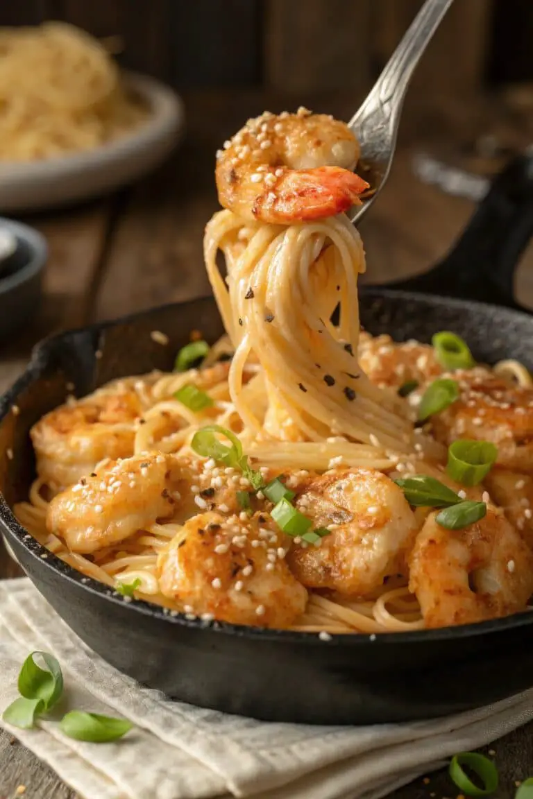 Easy Bang Bang Shrimp Pasta Recipe