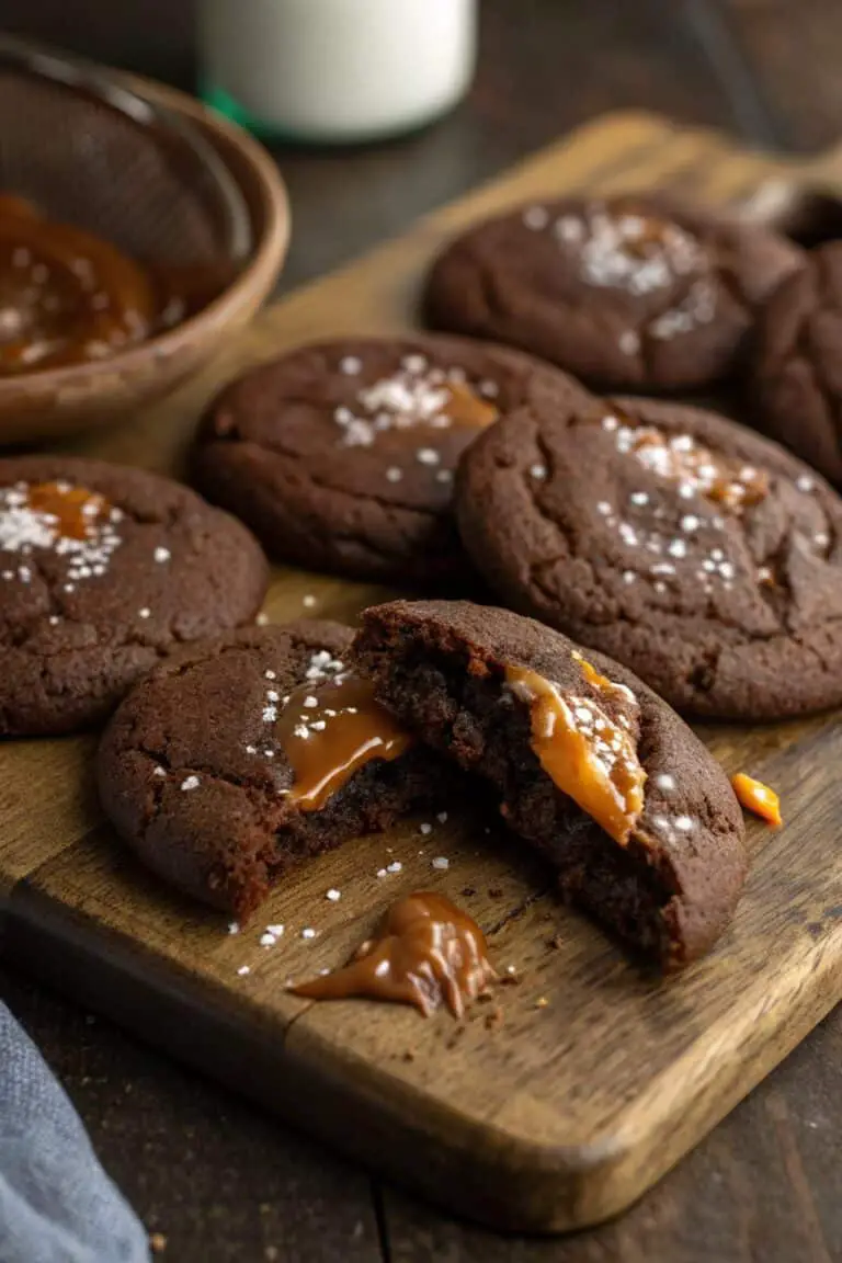 Salted Caramel Chocolate Cookies Recipe