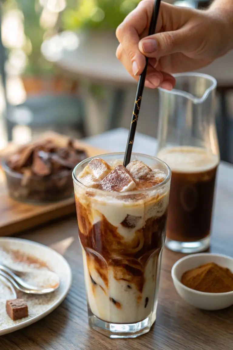 Brown Sugar Vanilla Iced Coffee Recipe