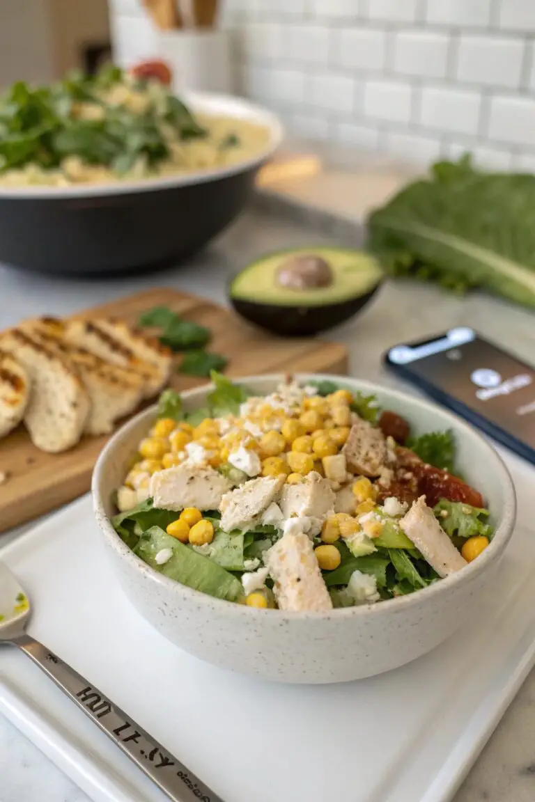 Healthy Mexican Street Corn Chicken Salad Recipe