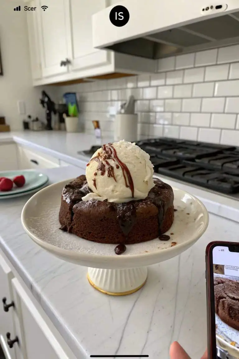 Iceberg Lava Chocolate Basque Cake Recipe