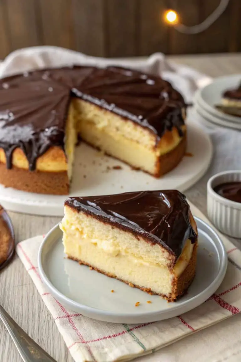 Rich Boston Cream Pie Cheesecake Recipe
