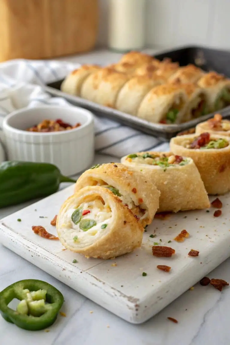 Perfect Finger Food Jalapeno Popper Rolls Recipe