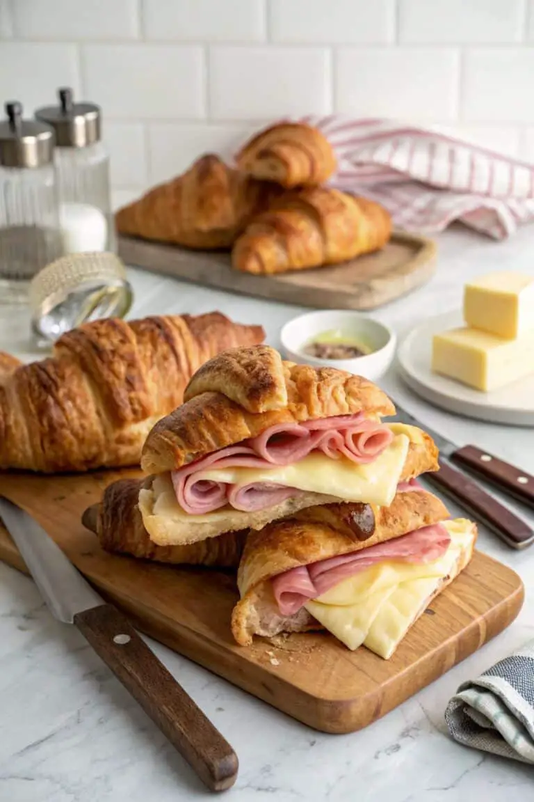 Buttery Ham and Cheese Croissants You Need to Try