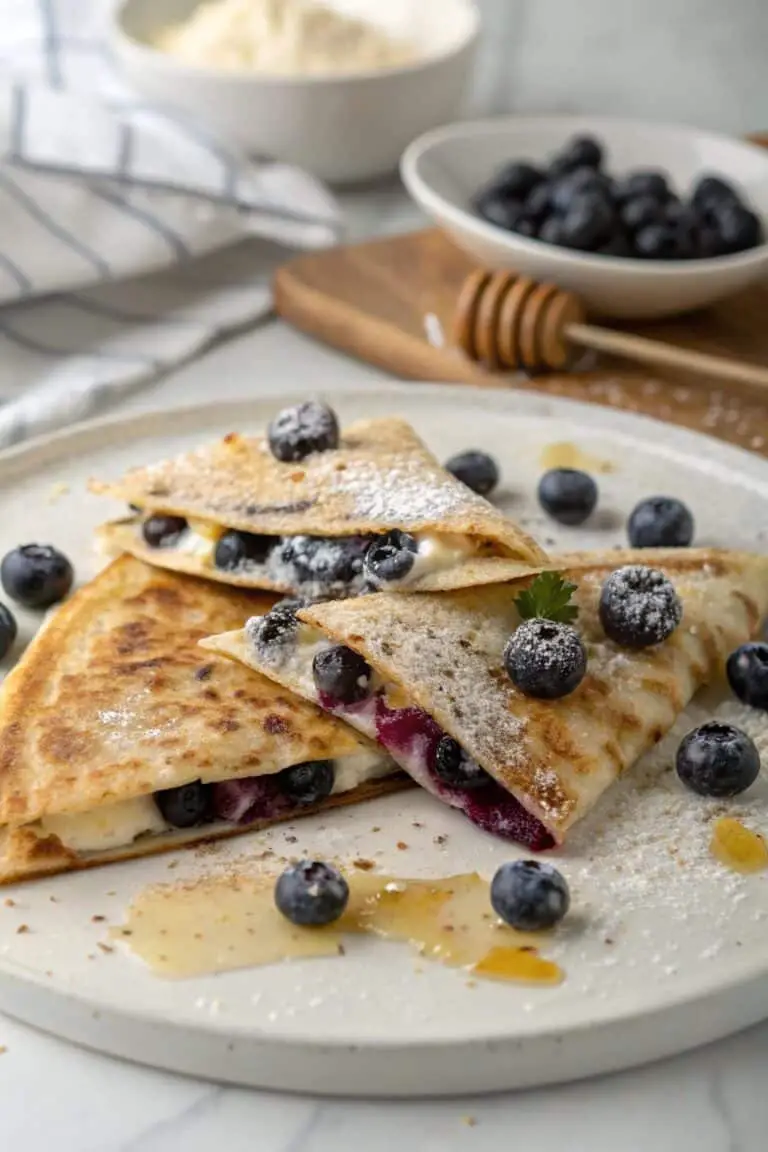 Blueberry Breakfast Quesadilla Recipe: A Delicious Start