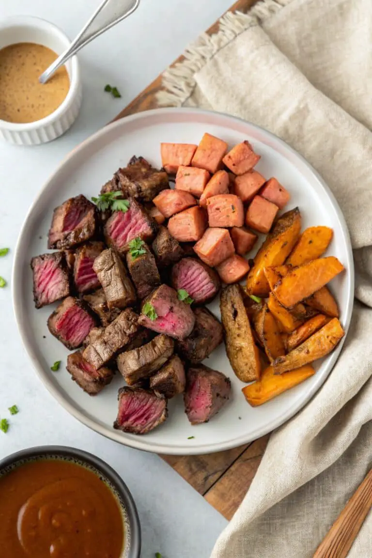 Air Fryer Juicy Steak Bites Recipe – Easy & Delicious