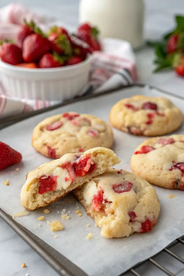Ultimate Strawberry Cheesecake Cookies Recipe