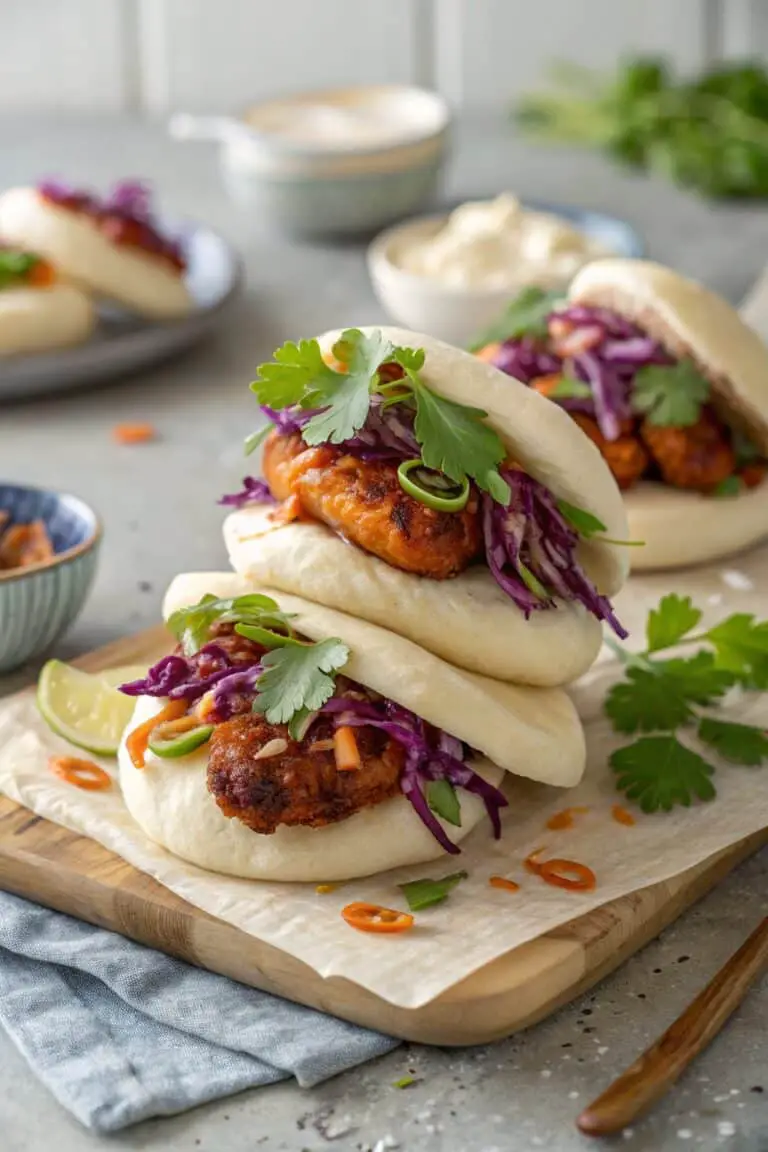 Flavor-Packed Korean Chicken Bao Buns Recipe