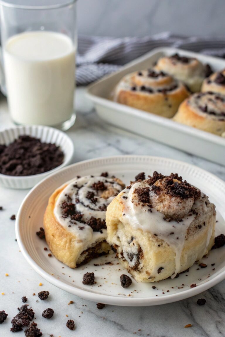 Cookies & Cream Cinnamon Rolls Recipe