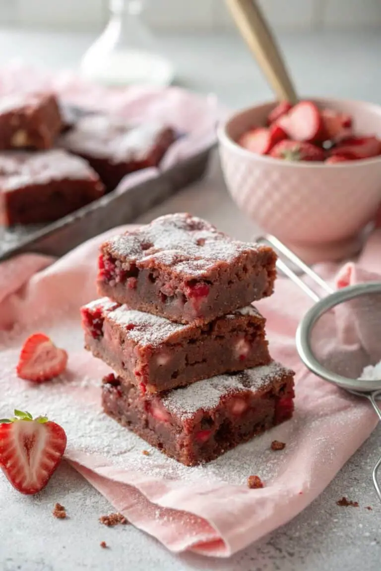 Strawberry Brownies Recipe: Deliciously Fruity Treat