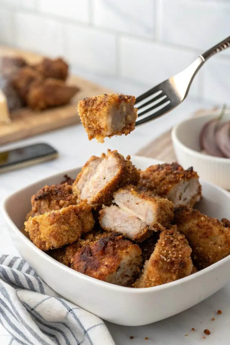 Air Fryer Pork Chop Bites Recipe | Quick & Easy
