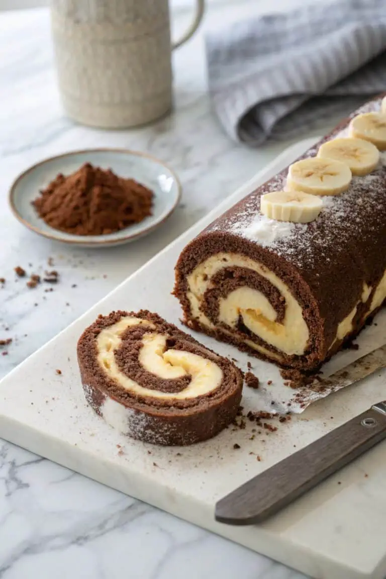 Banana Chocolate Roll Recipe Delight