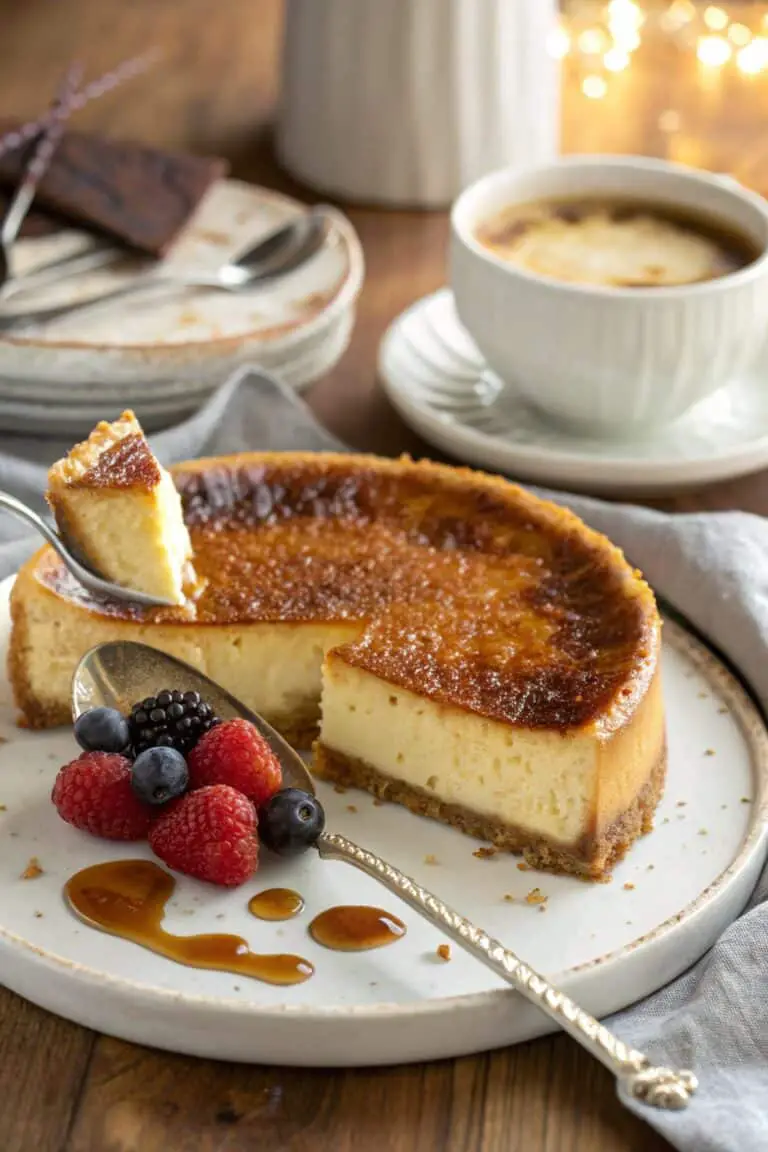 Luscious Creme Brulee Cheesecake: A Decadent Delight