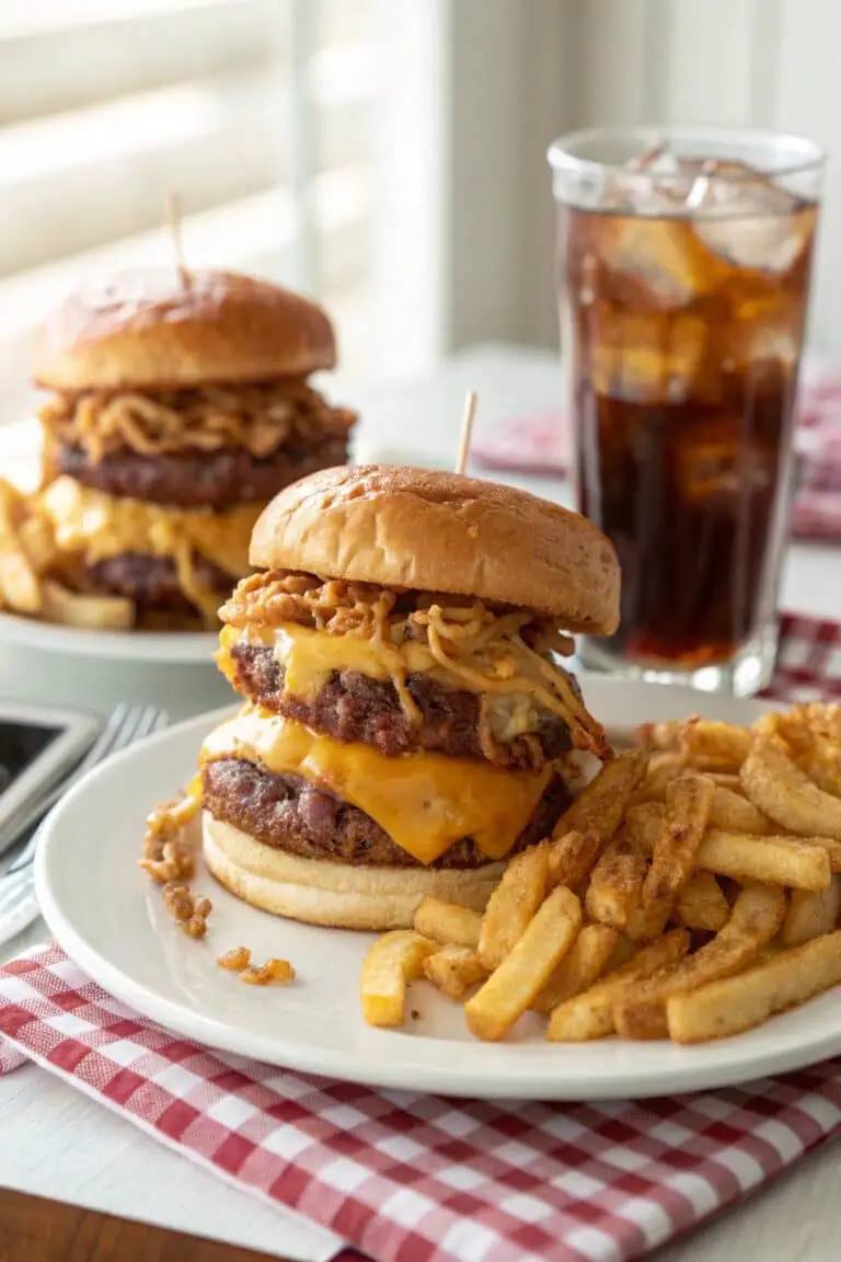 Nostalgic Yummy Smash Burgers with Baconnaise Sauce