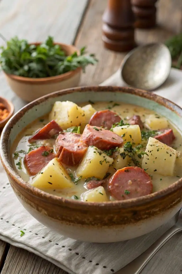 Grandma’s Secret Kielbasa Potato Soup Recipe