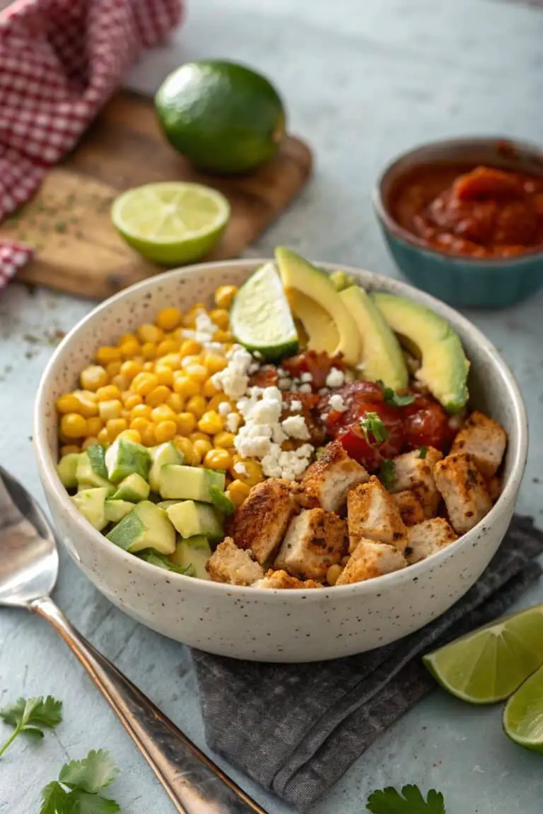 Mouthwatering Street Corn Chicken Bowl Recipe