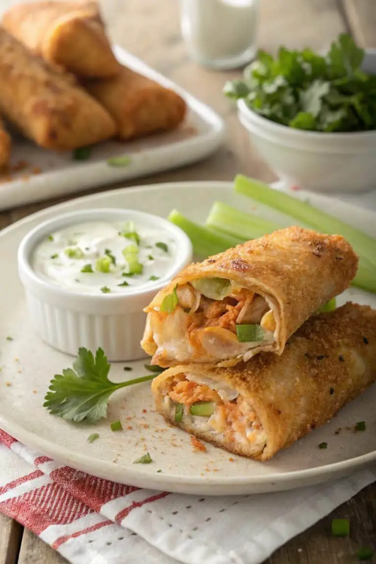Buffalo Chicken Egg Rolls Recipe: Easy & Delicious