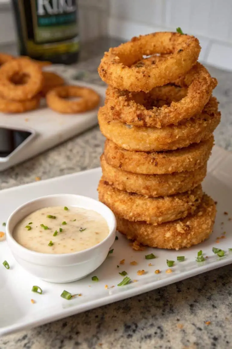Crunchy Air Fryer Onion Rings Recipe