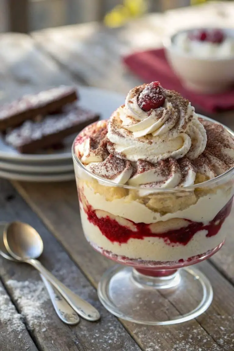 White Chocolate Raspberry Tiramisu Recipe