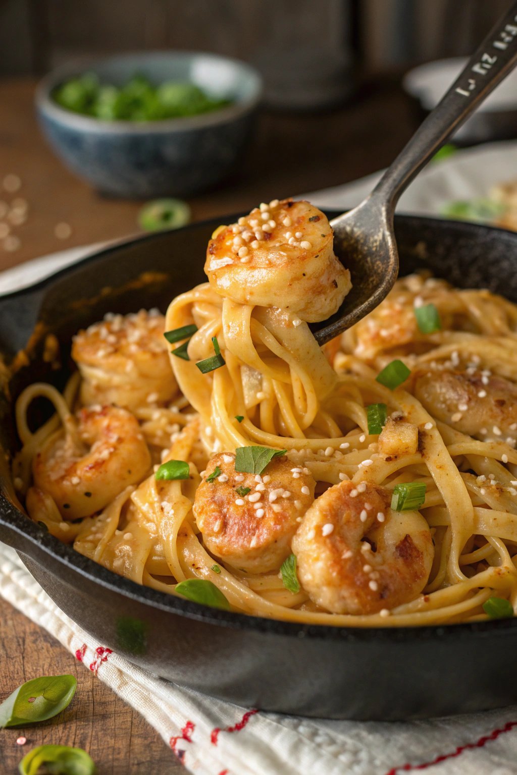 Easy Bang Bang Shrimp Pasta Recipe