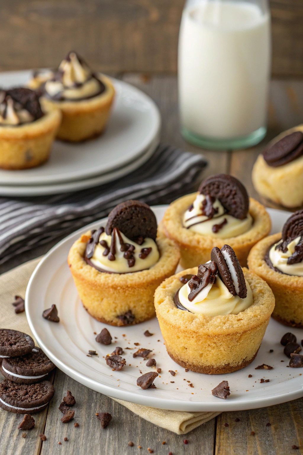Oreo Cheesecake Cookie Cup Recipe - Delicious Dessert