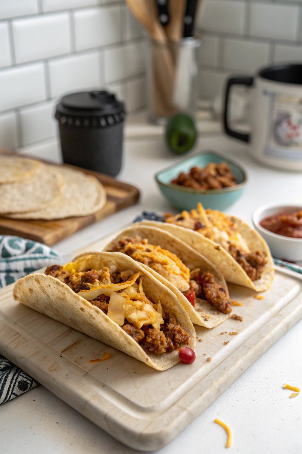 Loaded Cheesy Pocket Tacos Recipe Delight