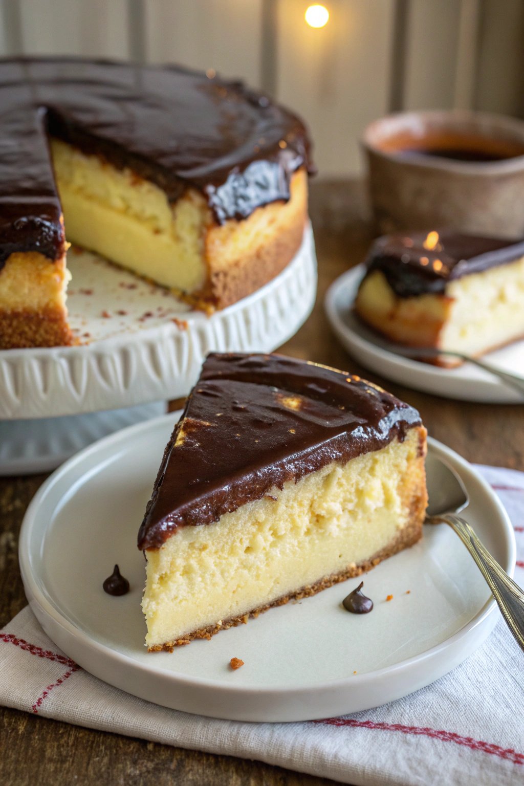 Rich Boston Cream Pie Cheesecake Recipe