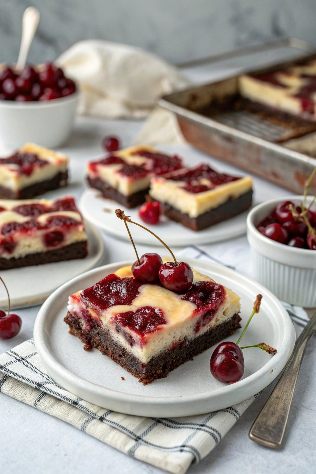 Cherry Cheesecake Brownies Recipe for Dessert Lovers