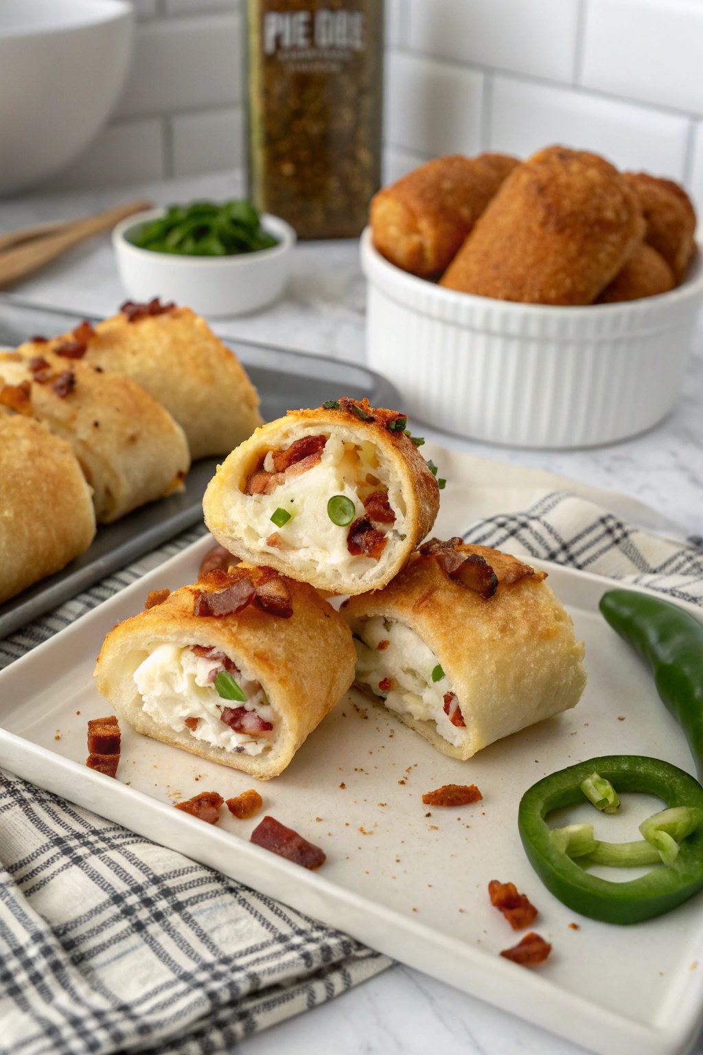 Perfect Finger Food Jalapeno Popper Rolls Recipe