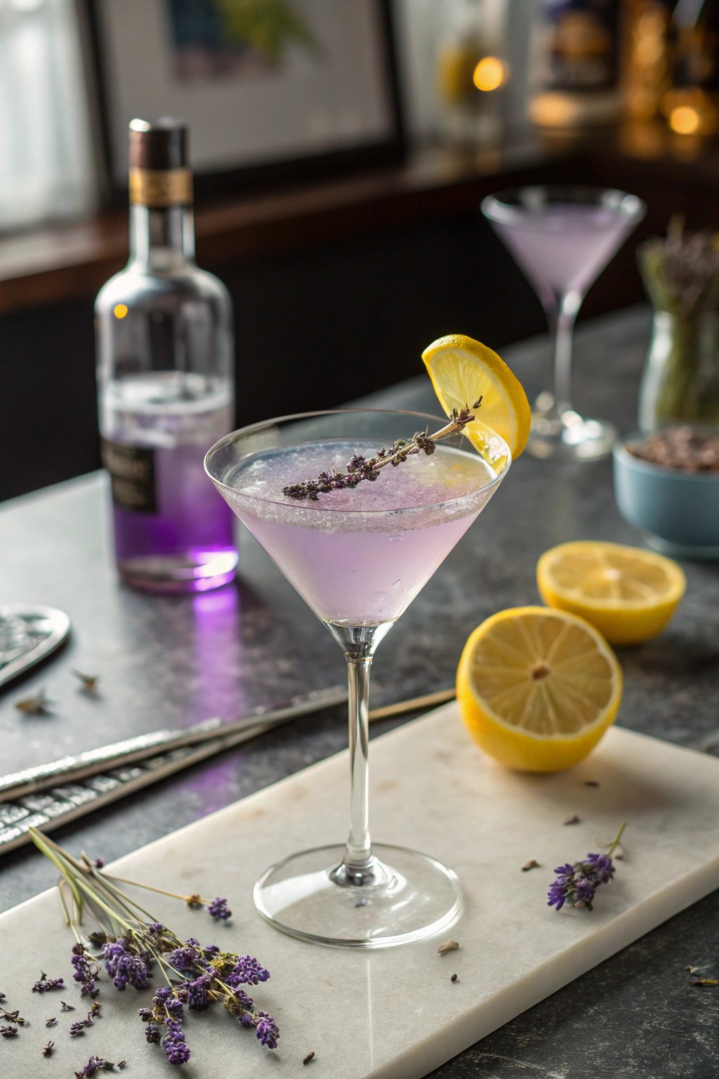 Lavender Lemon Drop Martini Recipe Delight