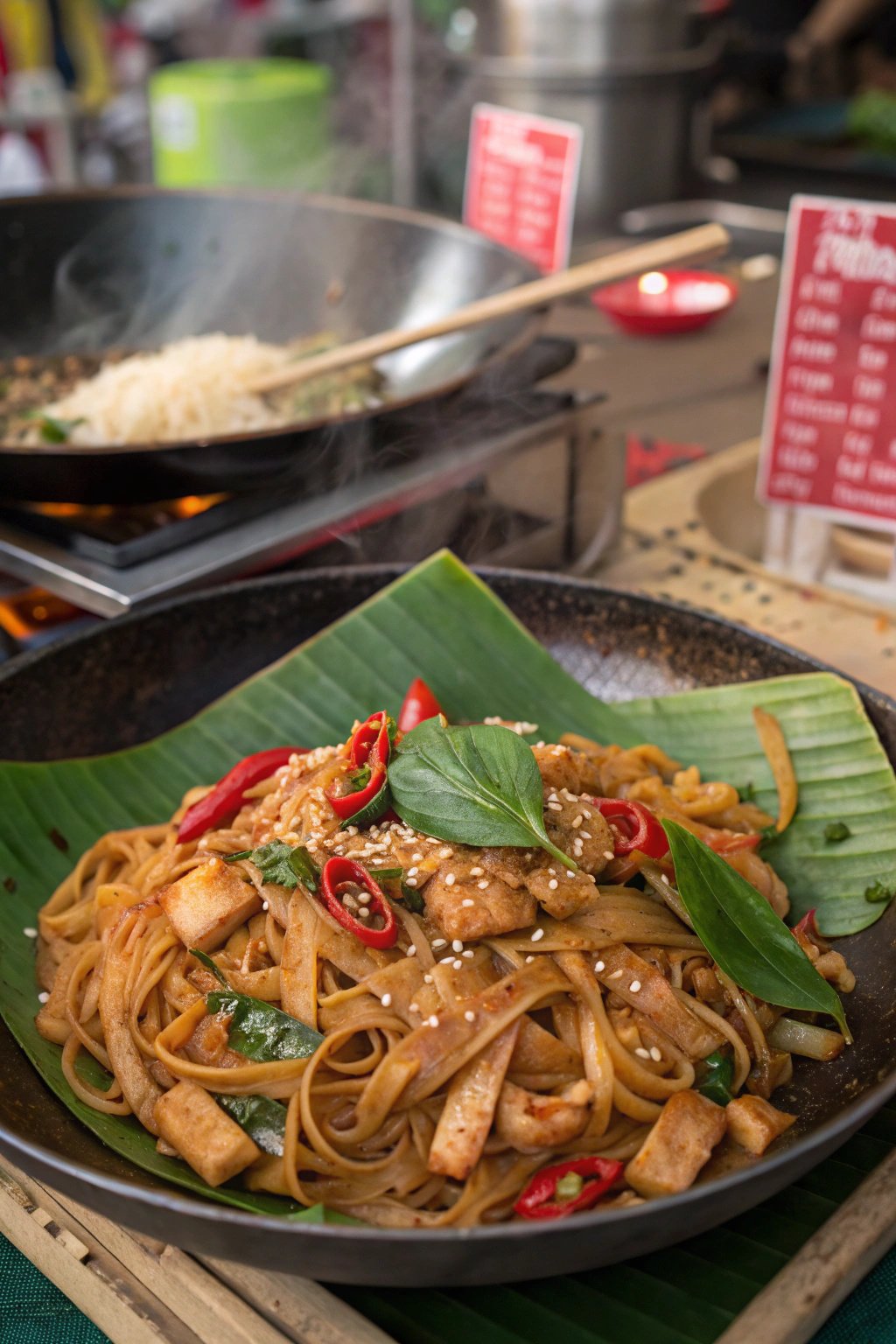 Street Style Thai Drunken Noodles Recipe