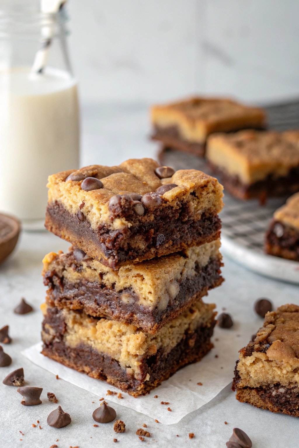The Best Fudgy Chewy Brookies Recipe