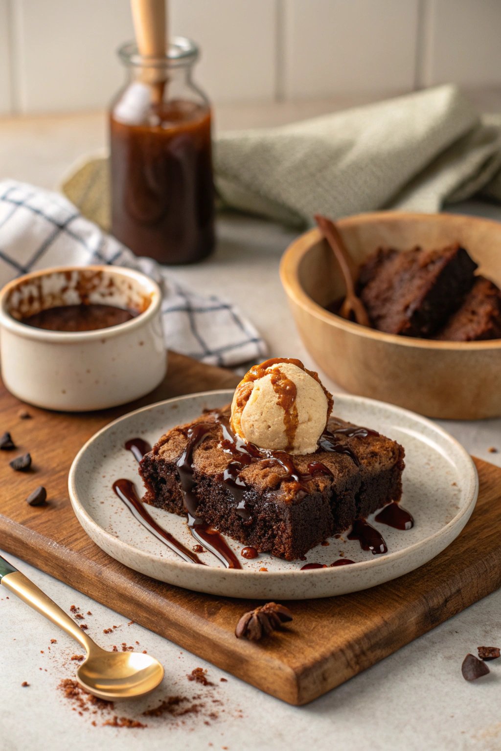 Indulgent Hot Fudge Brownie Bread Recipe