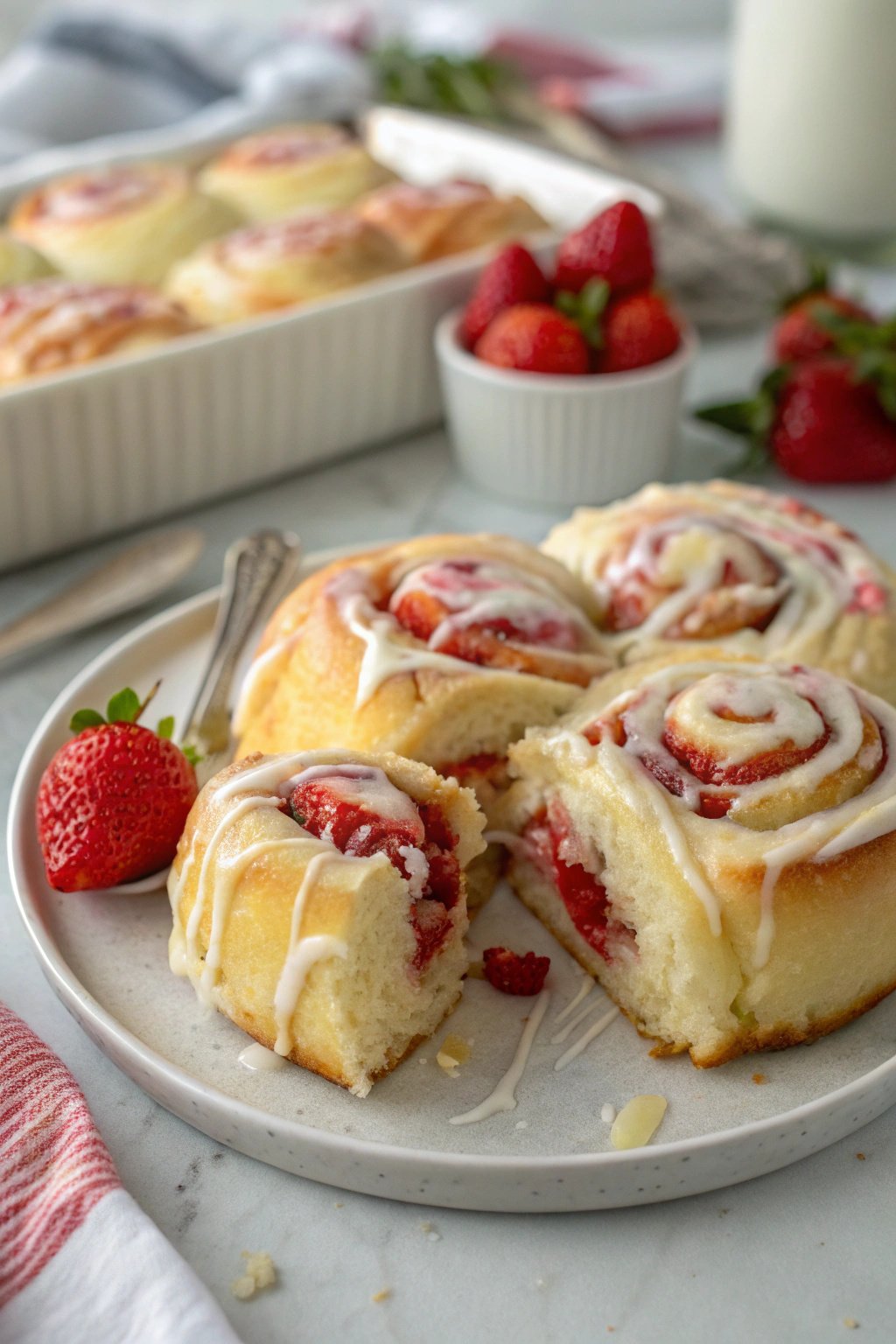Easy Strawberry Cheesecake Rolls Recipe - Delightful Dessert