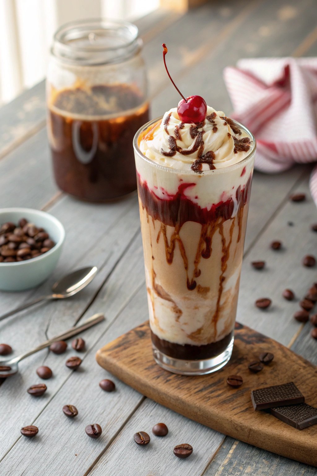 Refreshing Cherry Vanilla Iced Latte Recipe