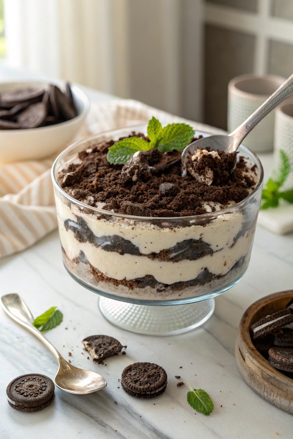 Creamy Oreo Dirt Cake - Delicious Dessert Recipe