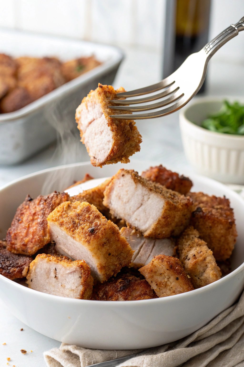 Air Fryer Pork Chop Bites Recipe | Quick & Easy