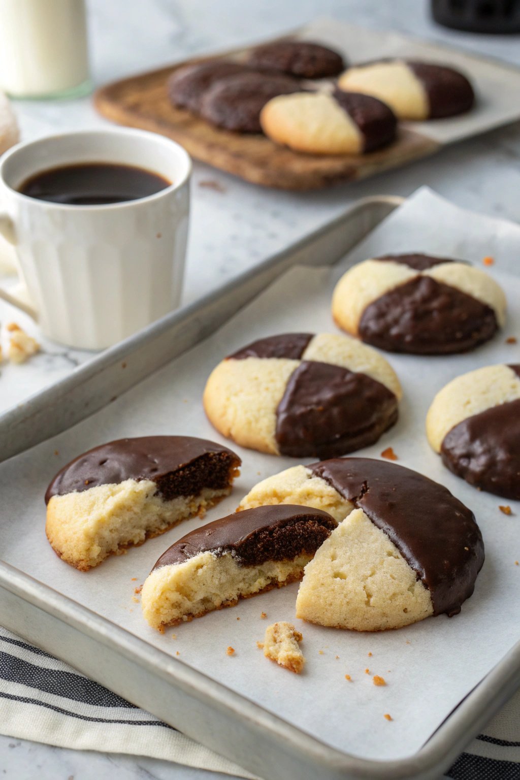 Levain Bakery Black and White Cookies Recipe